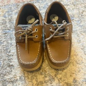 Sperry boat shoes toddler boys size 9c like new